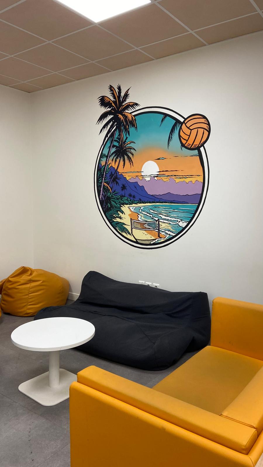 Fresque de GACO (campus Michel Serres)